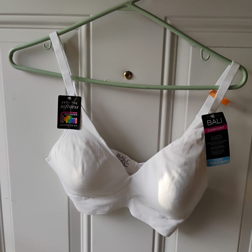 Bali Women's White Comfort Bra